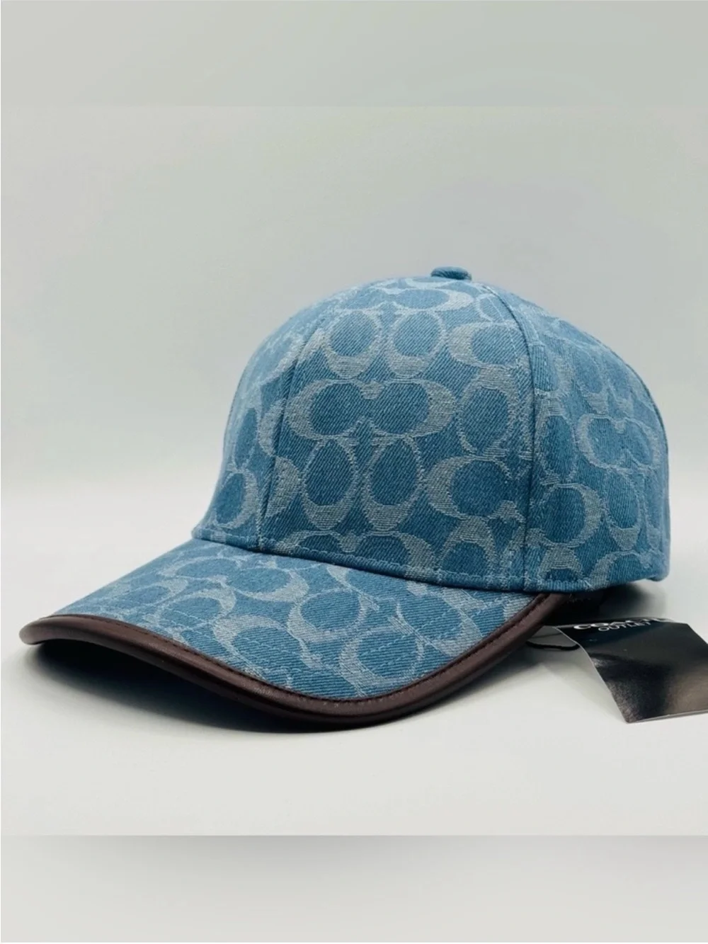 COACH Denim Baseball Cap • NEW WITH TAGS • AUTHENTIC